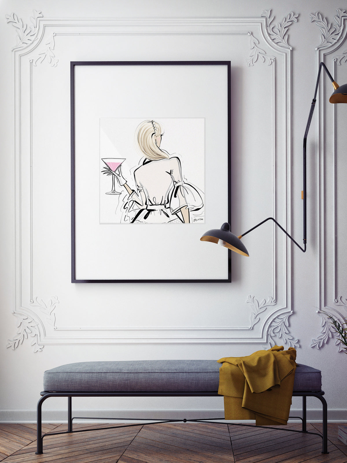 Dior Cocktails - Illustration - Limited Edition Print - Tiffany La Belle