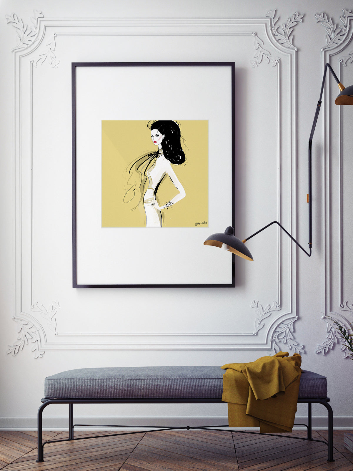 She's All Style - Illustration - Limited Edition Print - Tiffany La Belle