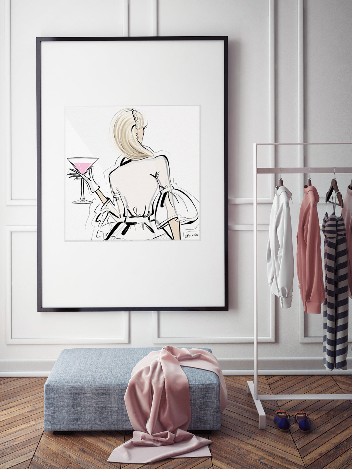Dior Cocktails - Illustration - Limited Edition Print - Tiffany La Belle