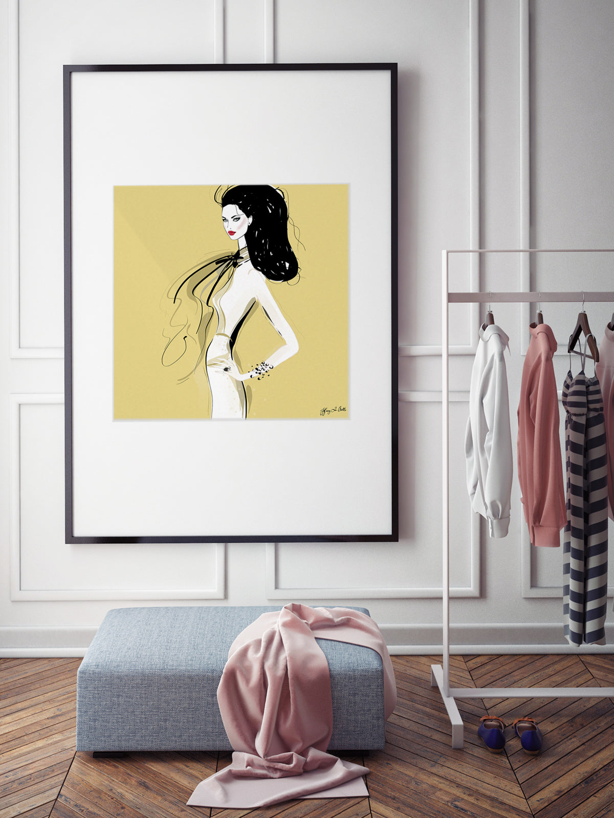 She's All Style - Illustration - Limited Edition Print - Tiffany La Belle