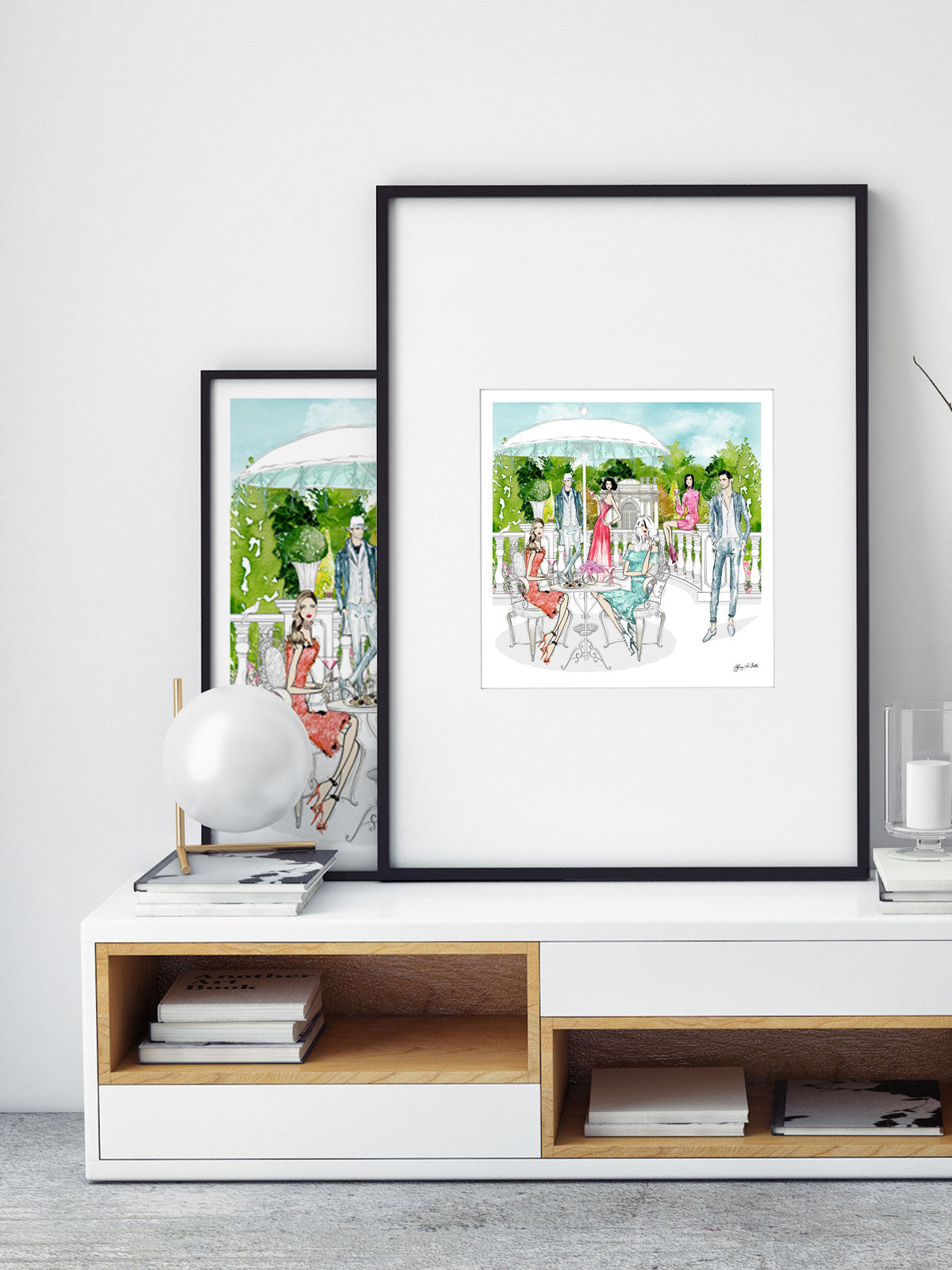 Garden Party - Illustration - Limited Edition Print - Tiffany La Belle