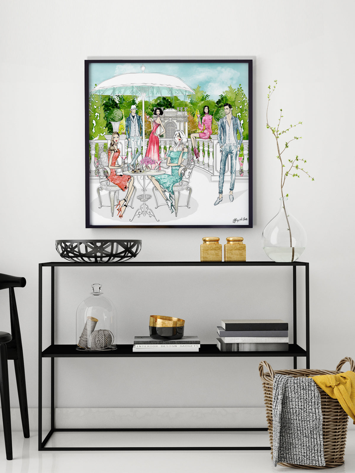 Garden Party - Illustration - Limited Edition Print - Tiffany La Belle