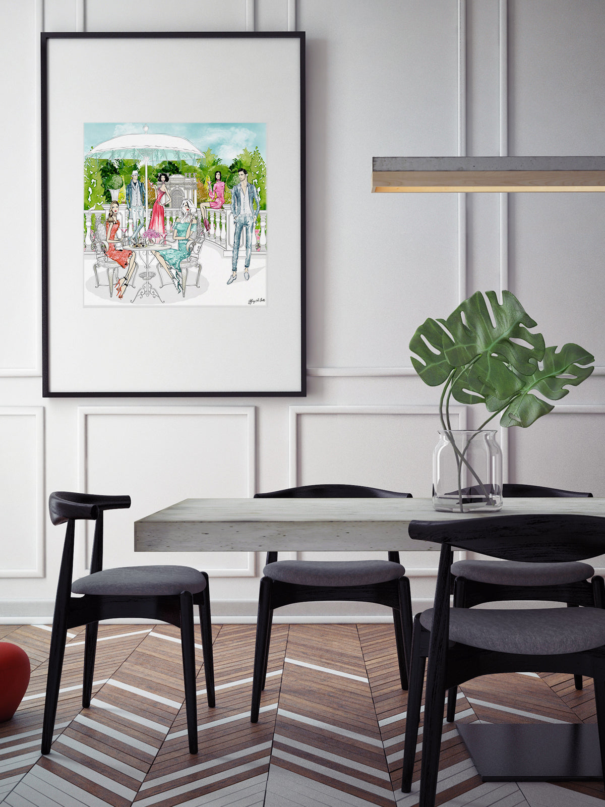 Garden Party - Illustration - Limited Edition Print - Tiffany La Belle