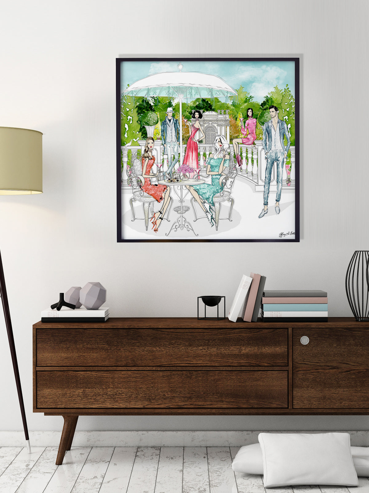Garden Party - Illustration - Limited Edition Print - Tiffany La Belle