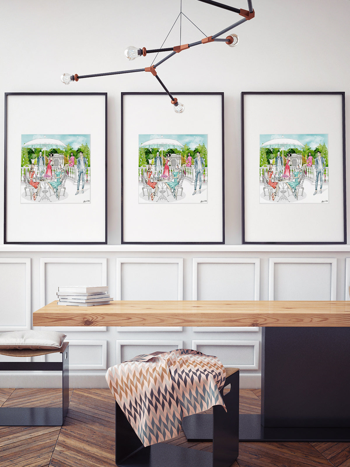 Garden Party - Illustration - Limited Edition Print - Tiffany La Belle