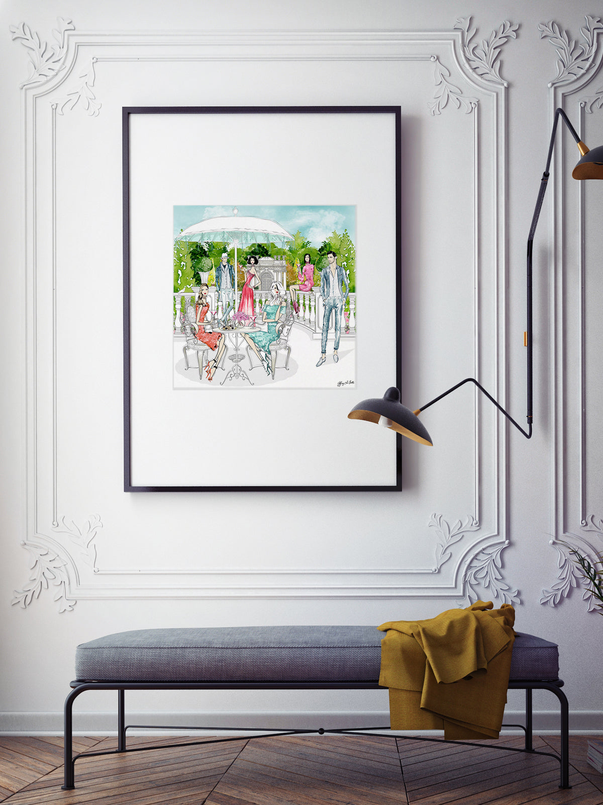 Garden Party - Illustration - Limited Edition Print - Tiffany La Belle