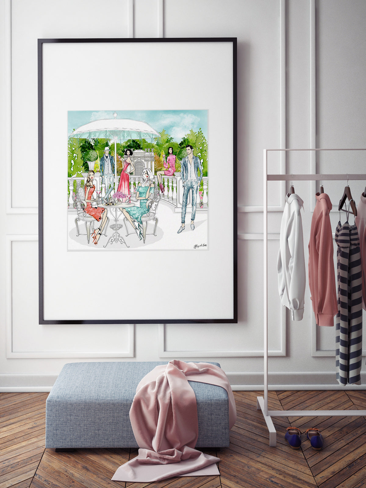 Garden Party - Illustration - Limited Edition Print - Tiffany La Belle