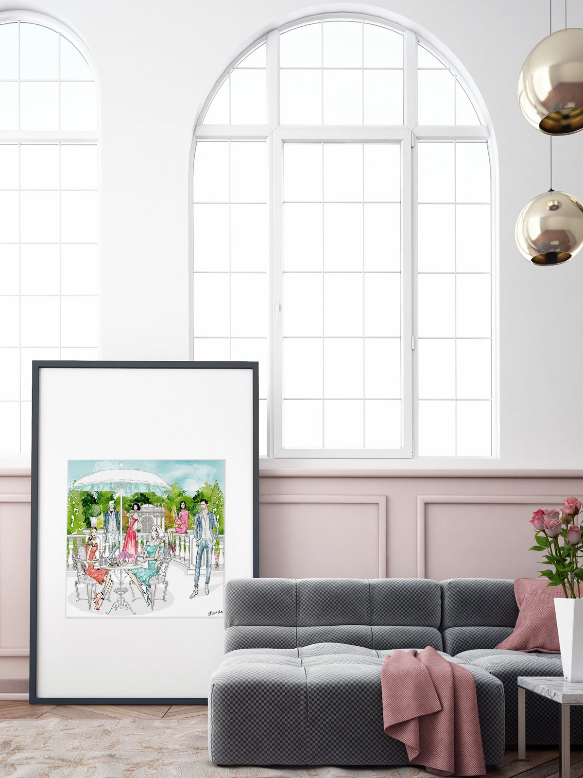 Garden Party - Illustration - Limited Edition Print - Tiffany La Belle