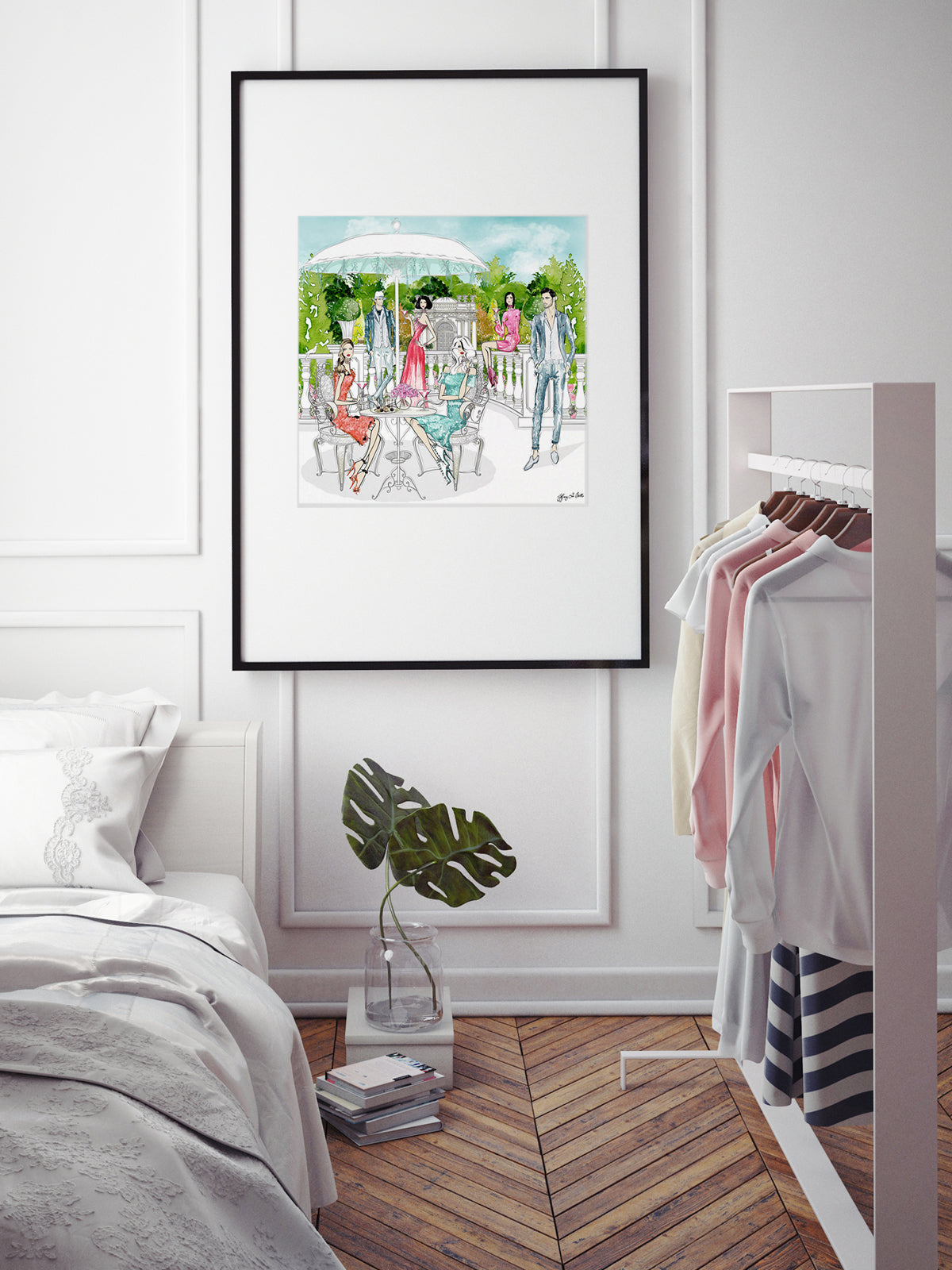 Garden Party - Illustration - Limited Edition Print - Tiffany La Belle