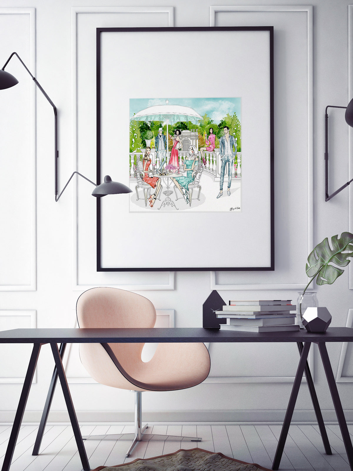 Garden Party - Illustration - Limited Edition Print - Tiffany La Belle