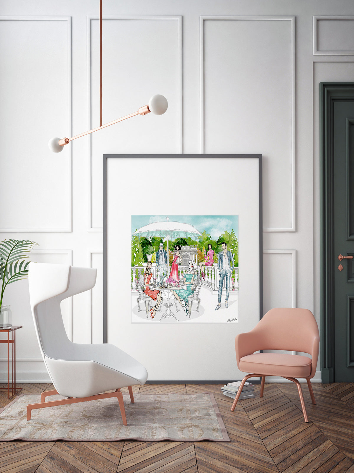 Garden Party - Illustration - Limited Edition Print - Tiffany La Belle
