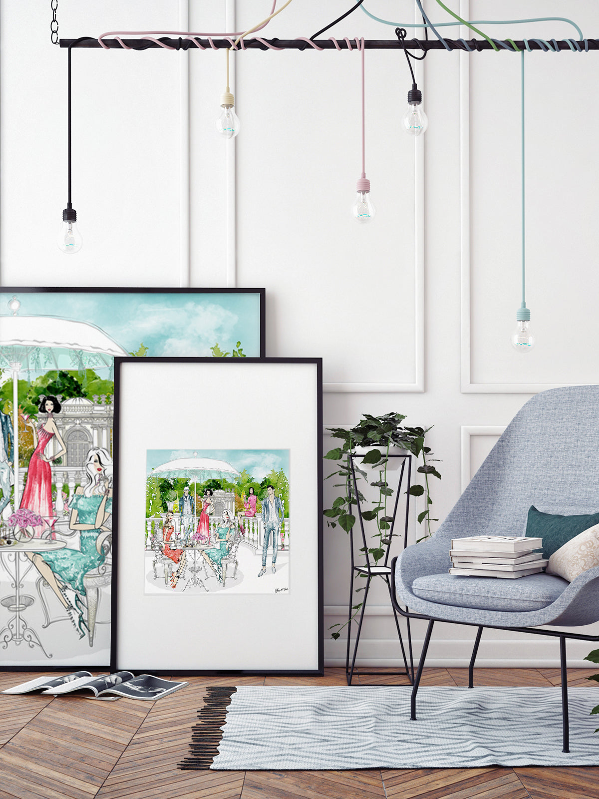 Garden Party - Illustration - Limited Edition Print - Tiffany La Belle