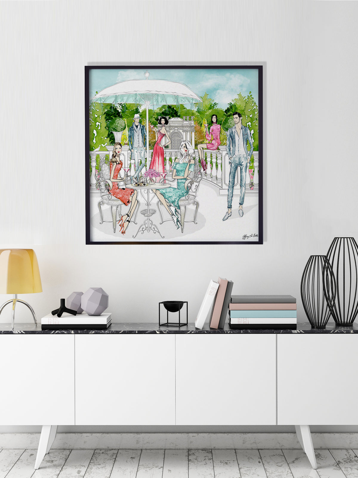 Garden Party - Illustration - Limited Edition Print - Tiffany La Belle