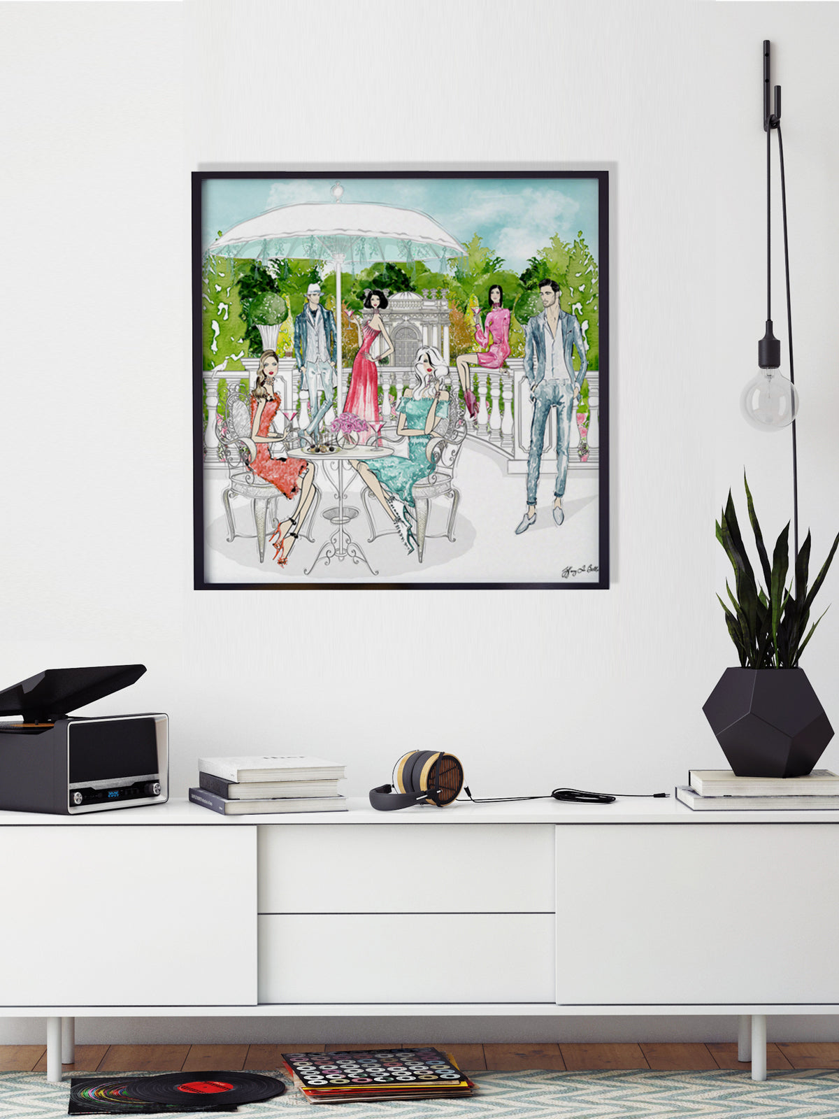 Garden Party - Illustration - Limited Edition Print - Tiffany La Belle