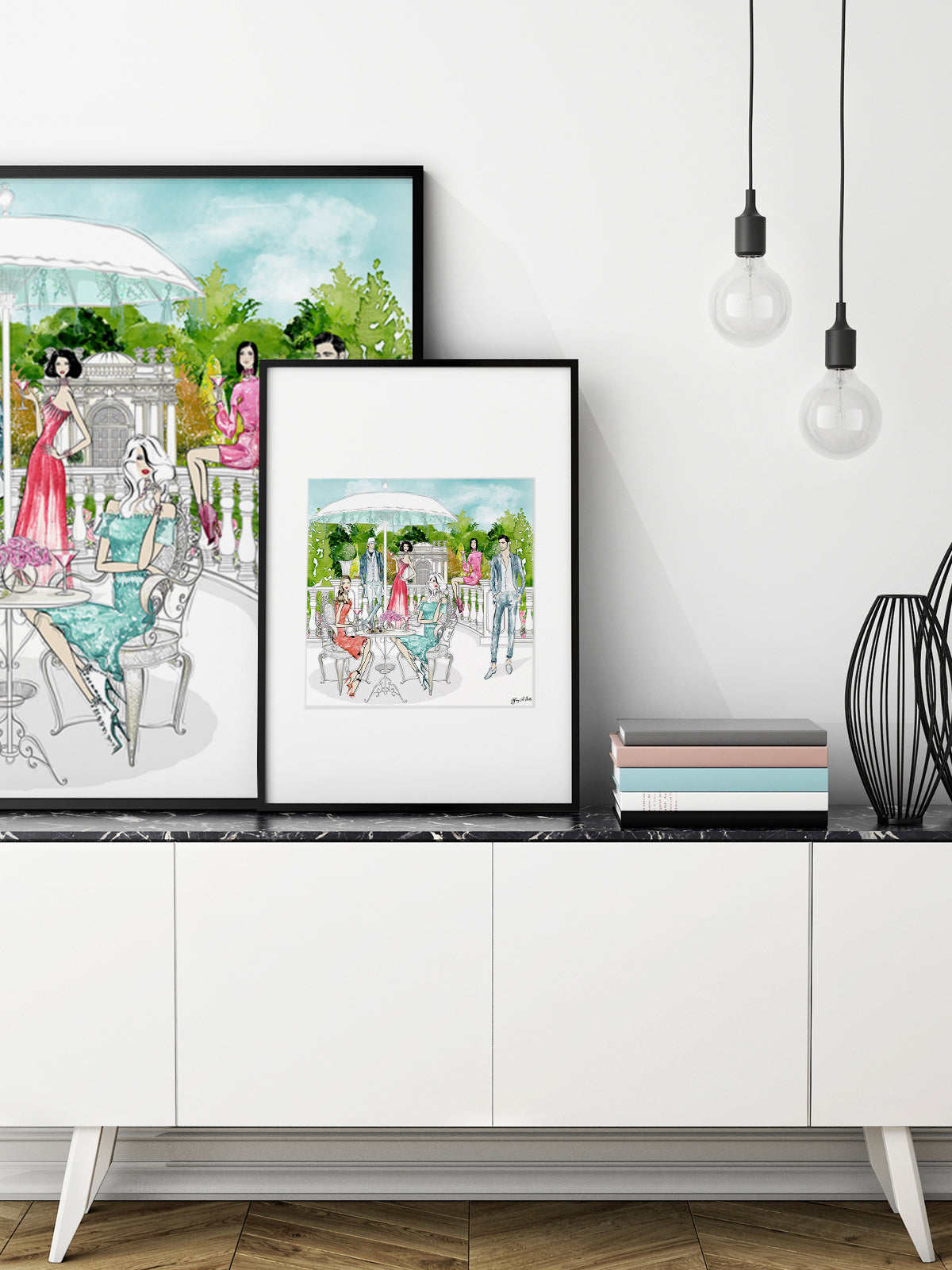 Garden Party - Illustration - Limited Edition Print - Tiffany La Belle