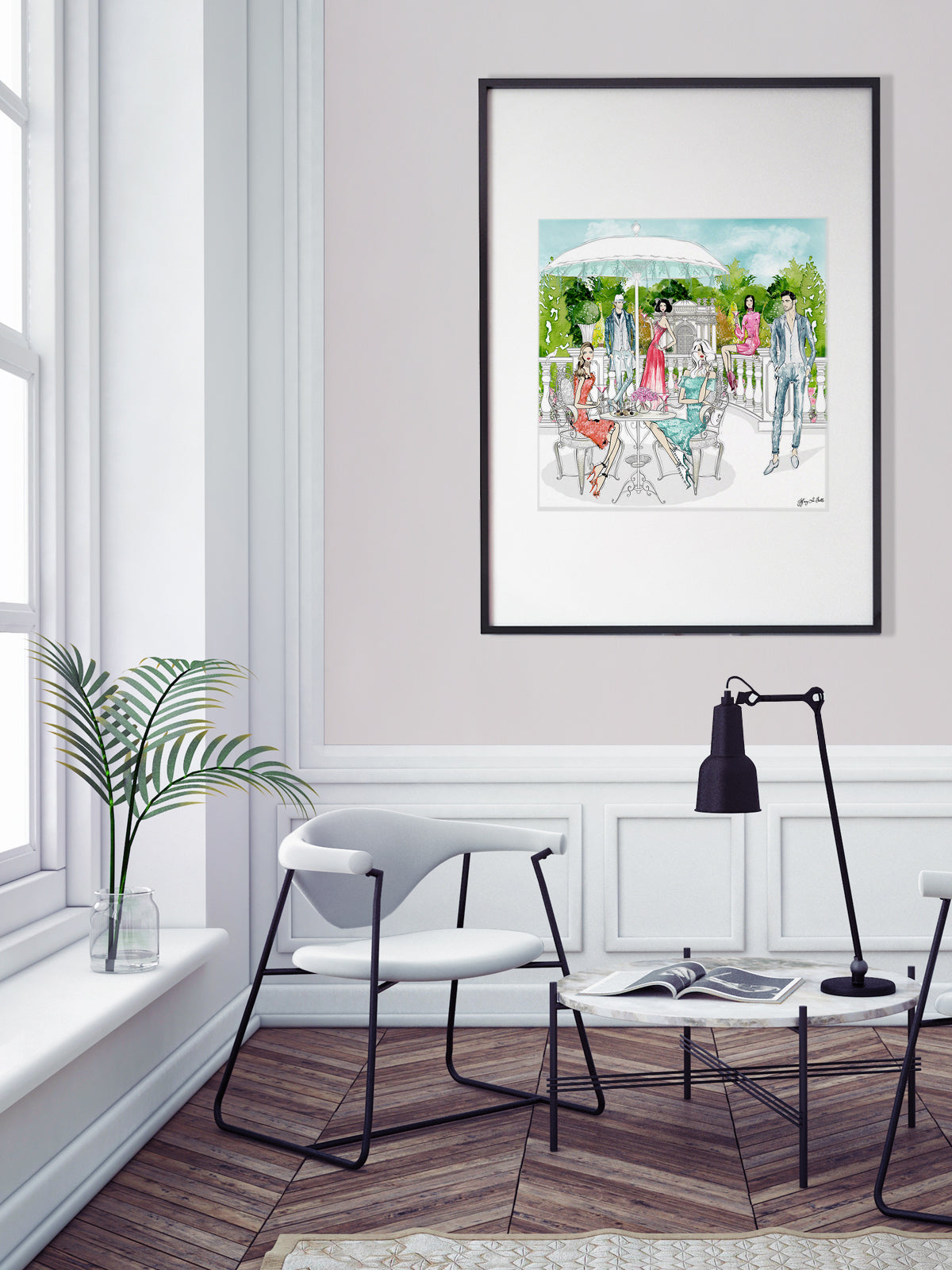 Garden Party - Illustration - Limited Edition Print - Tiffany La Belle