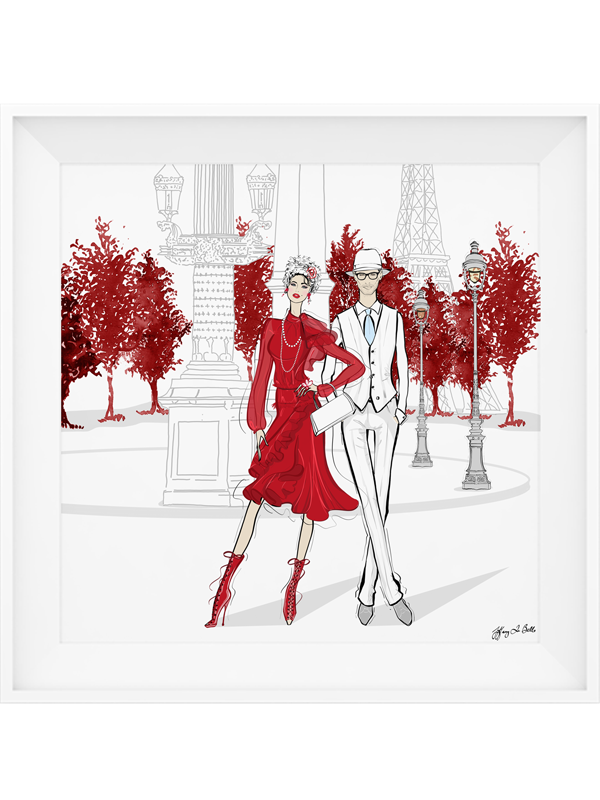 Giambattista Valli Paris - Illustration - Limited Edition Print - Tiffany La Belle