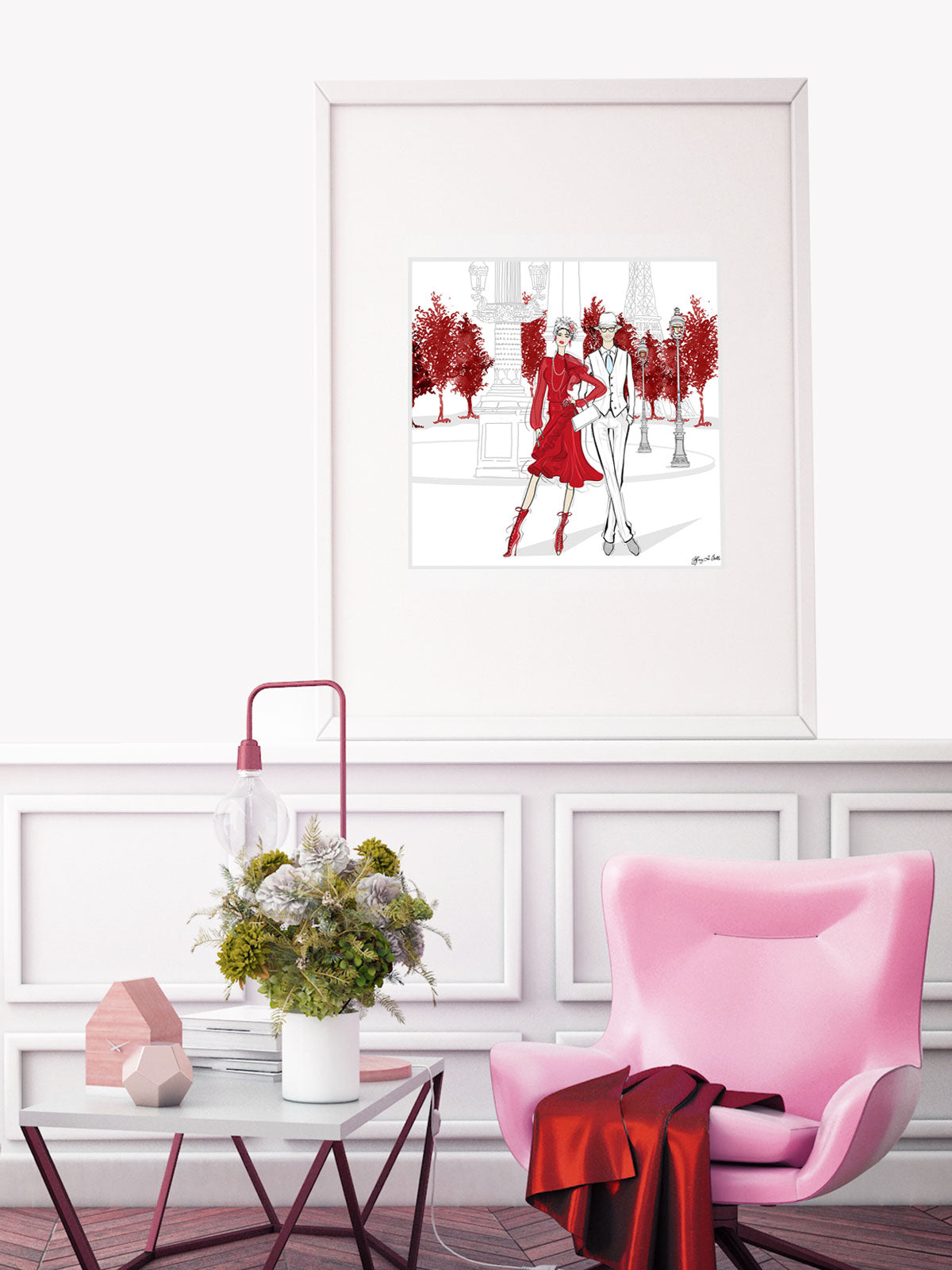 Giambattista Valli Paris - Illustration - Limited Edition Print - Tiffany La Belle