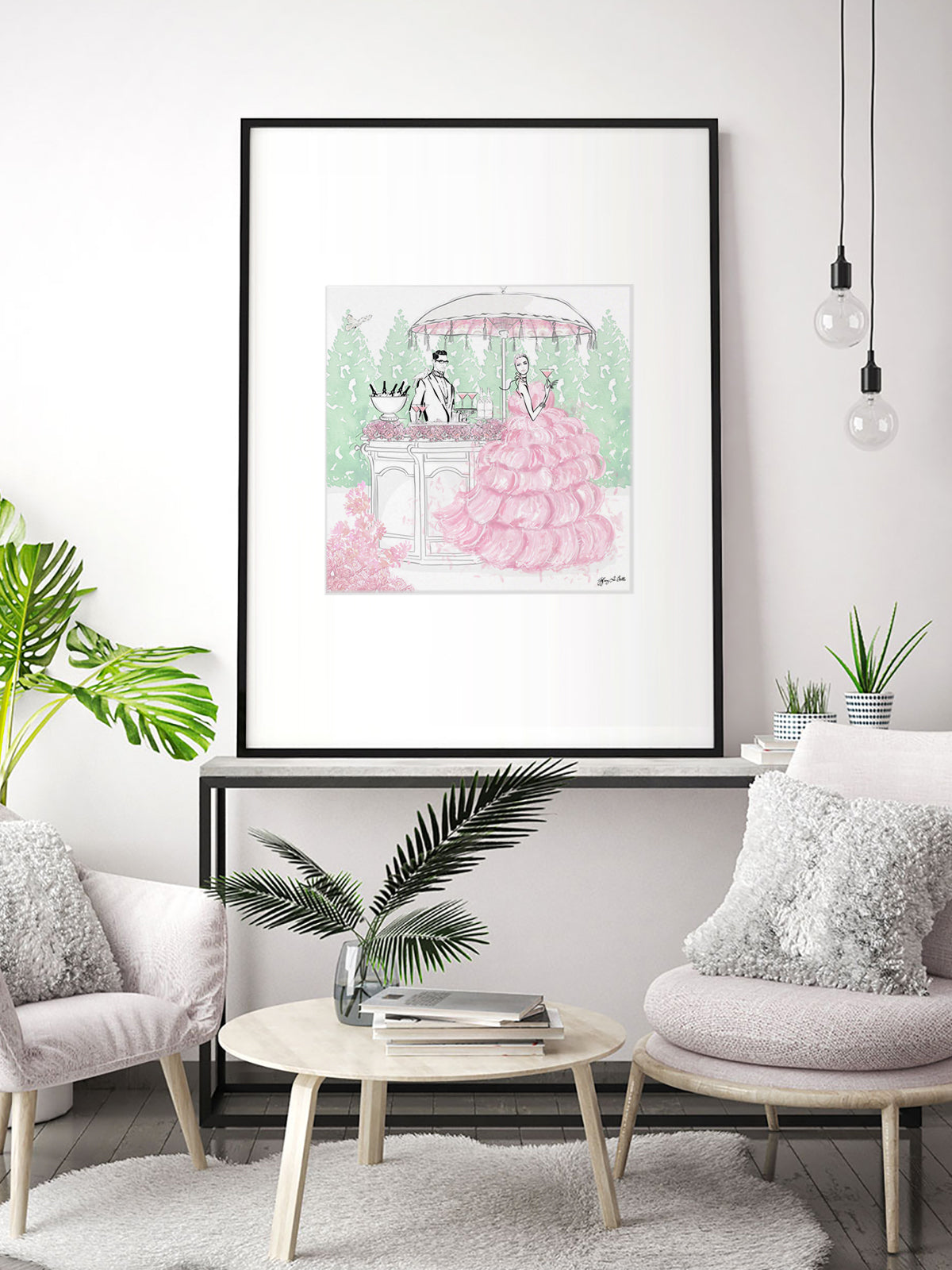 Giambattista Valli Cocktail Couture - Illustration - Limited Edition Print - Tiffany La Belle