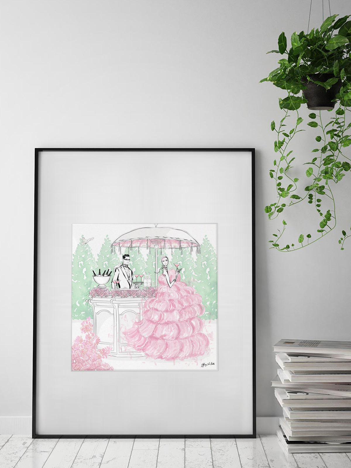 Giambattista Valli Cocktail Couture - Illustration - Limited Edition Print - Tiffany La Belle