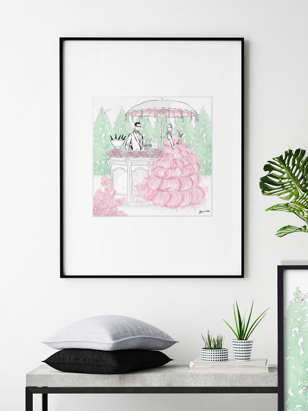 Giambattista Valli Cocktail Couture - Illustration - Limited Edition Print - Tiffany La Belle