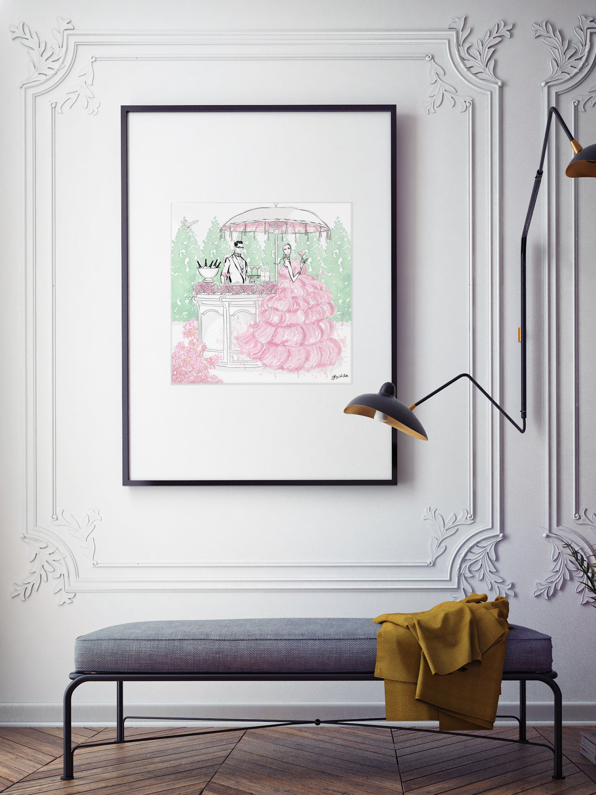 Giambattista Valli Cocktail Couture - Illustration - Limited Edition Print - Tiffany La Belle