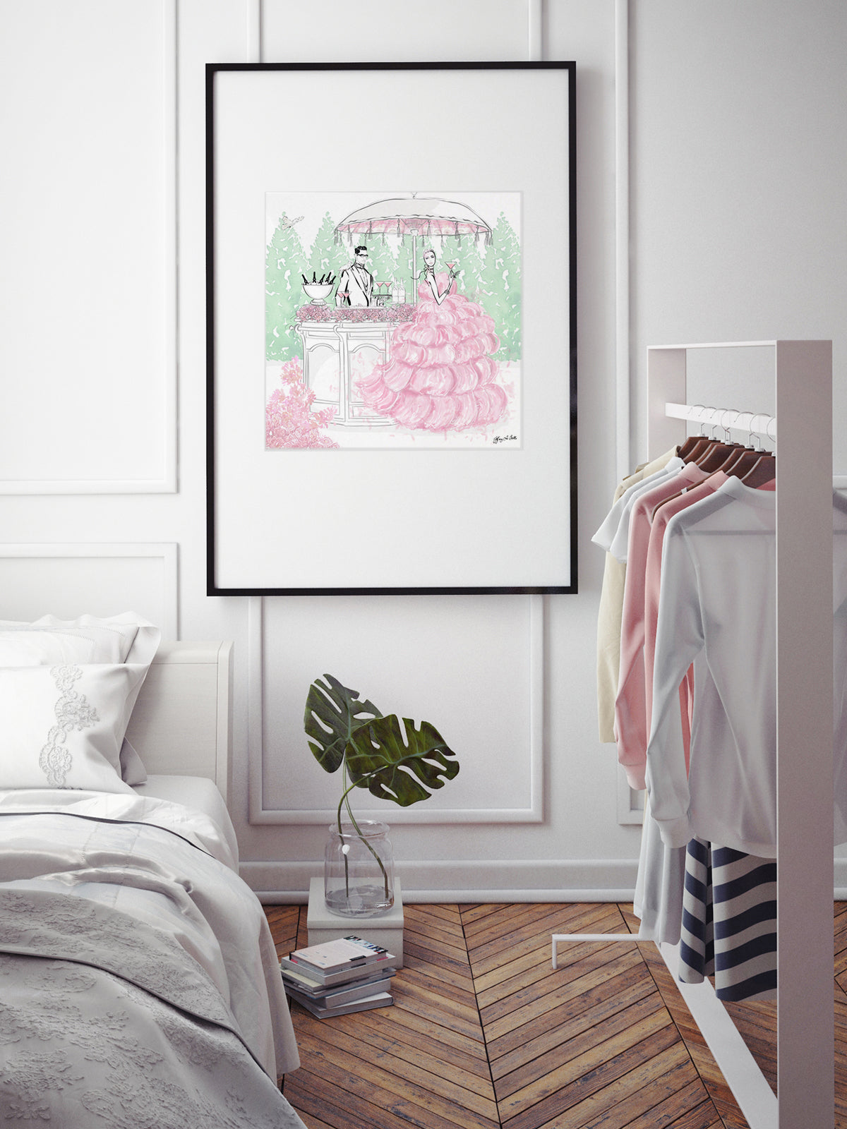 Giambattista Valli Cocktail Couture - Illustration - Limited Edition Print - Tiffany La Belle