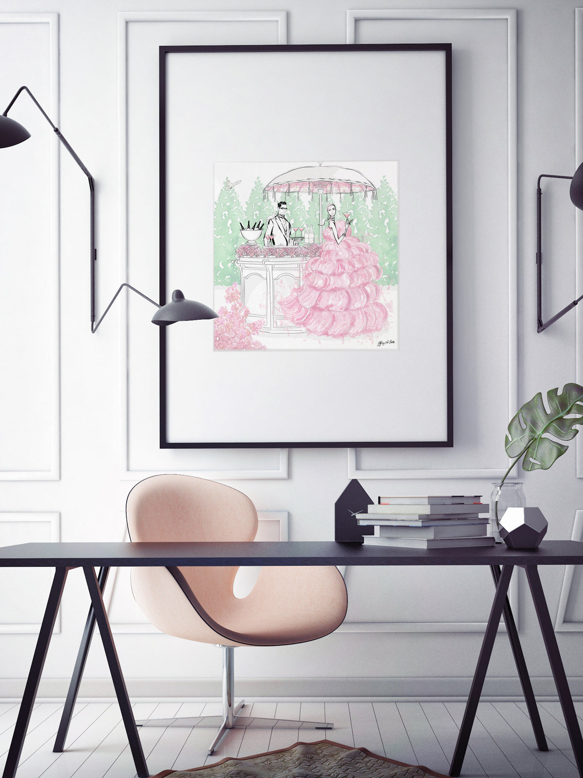 Giambattista Valli Cocktail Couture - Illustration - Limited Edition Print - Tiffany La Belle