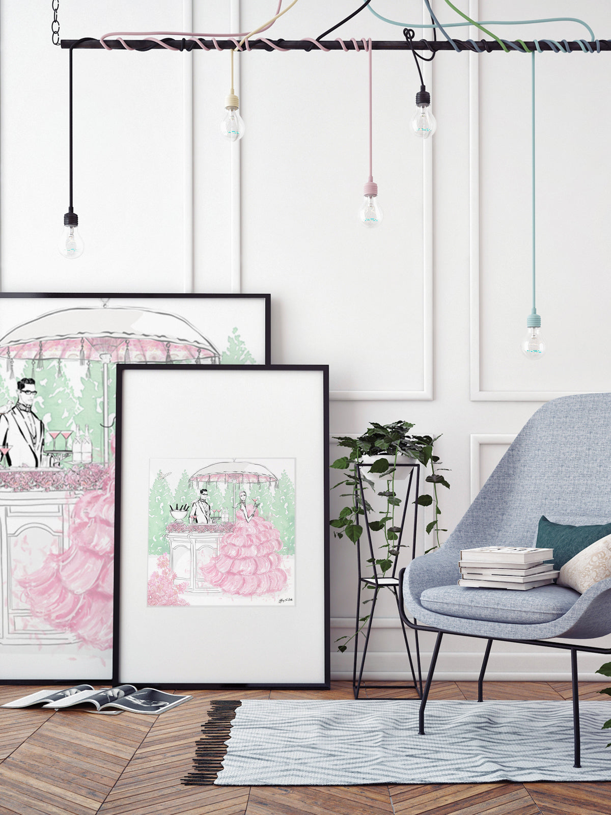 Giambattista Valli Cocktail Couture - Illustration - Limited Edition Print - Tiffany La Belle