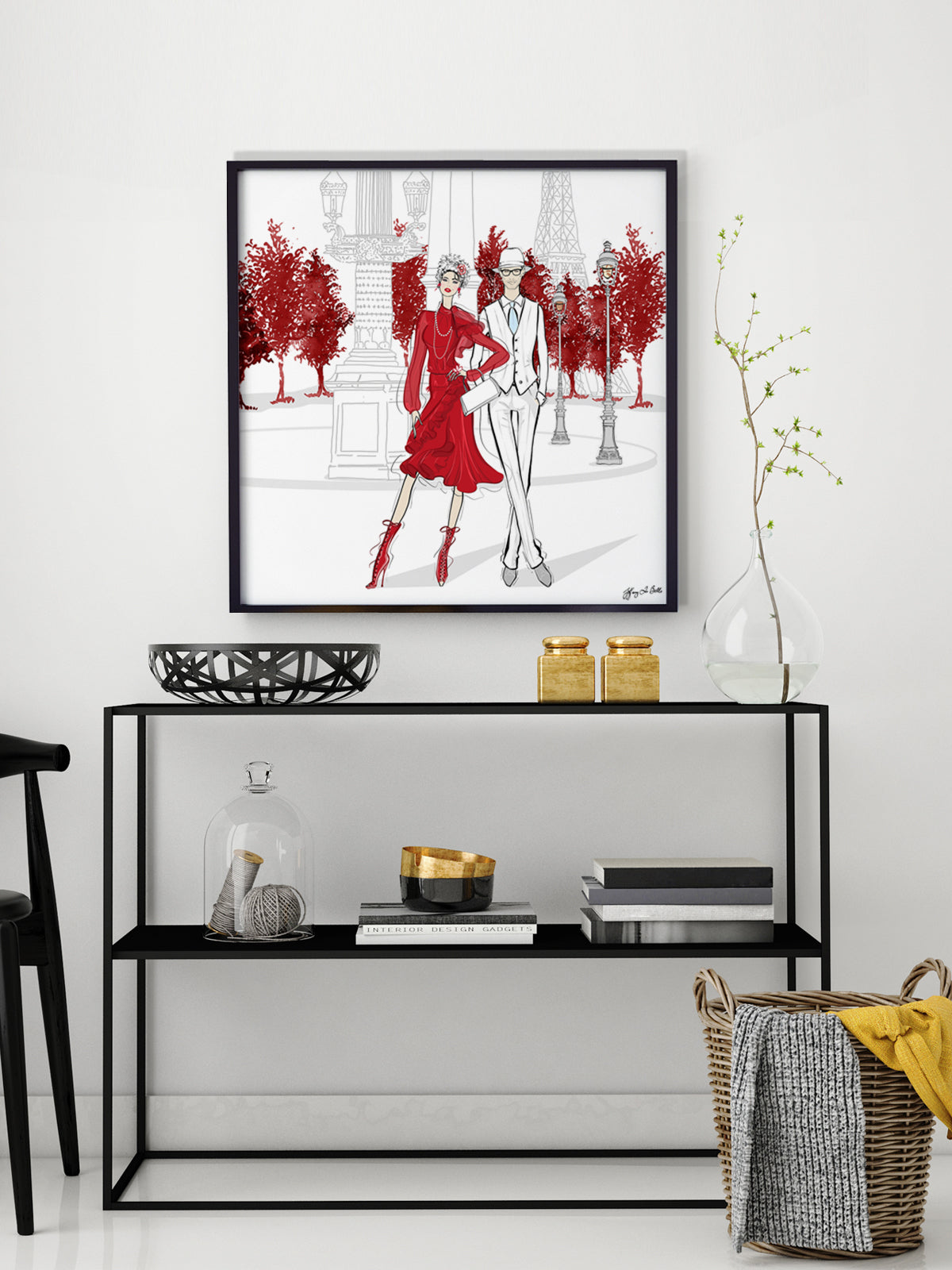 Giambattista Valli Paris - Illustration - Limited Edition Print - Tiffany La Belle