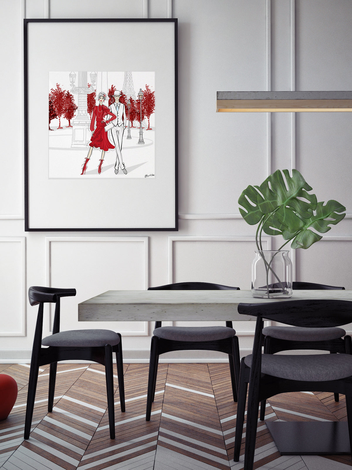 Giambattista Valli Paris - Illustration - Limited Edition Print - Tiffany La Belle