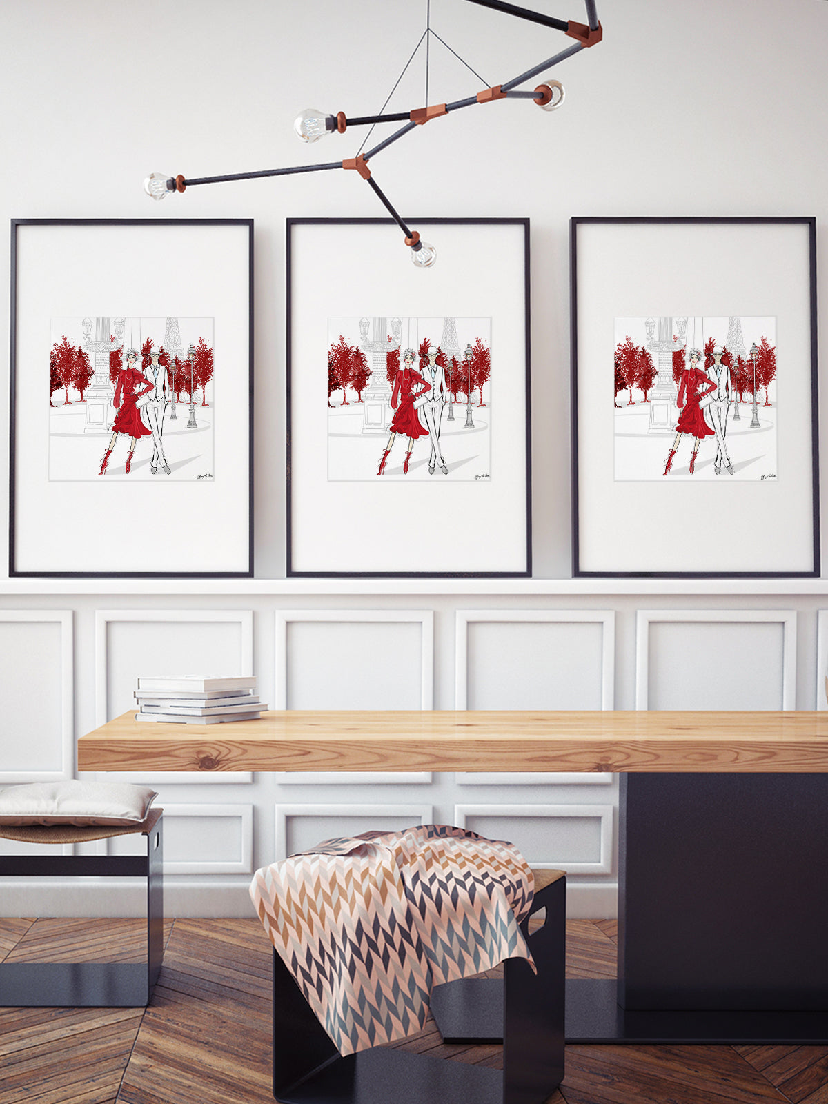 Giambattista Valli Paris - Illustration - Limited Edition Print - Tiffany La Belle