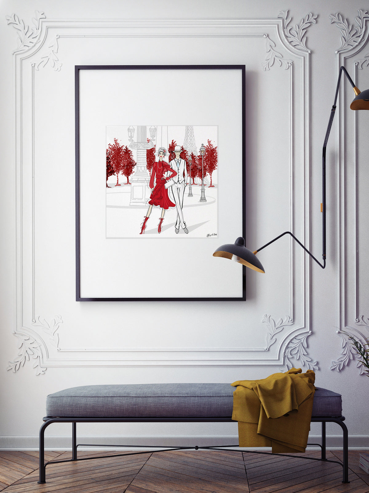 Giambattista Valli Paris - Illustration - Limited Edition Print - Tiffany La Belle