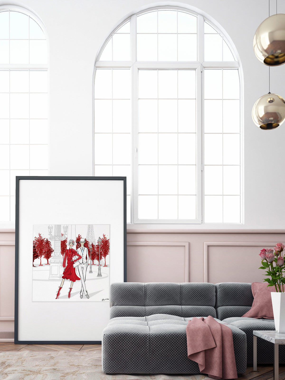 Giambattista Valli Paris - Illustration - Limited Edition Print - Tiffany La Belle