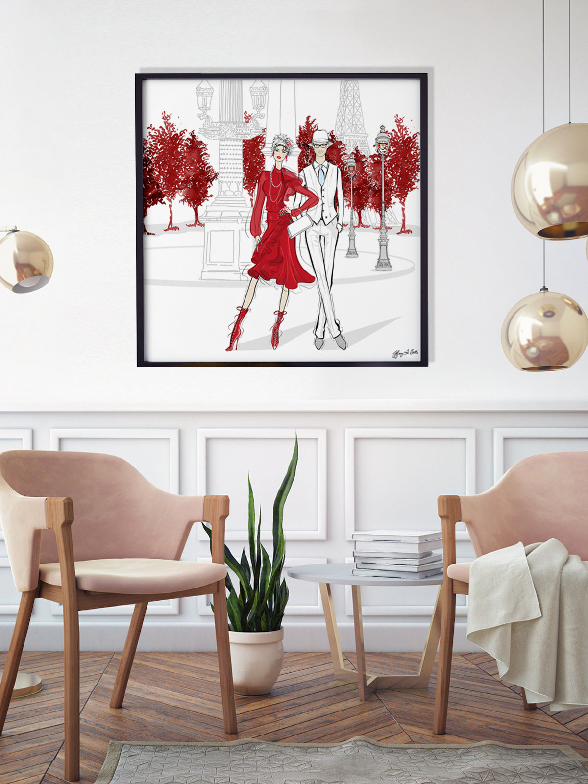 Giambattista Valli Paris - Illustration - Limited Edition Print - Tiffany La Belle