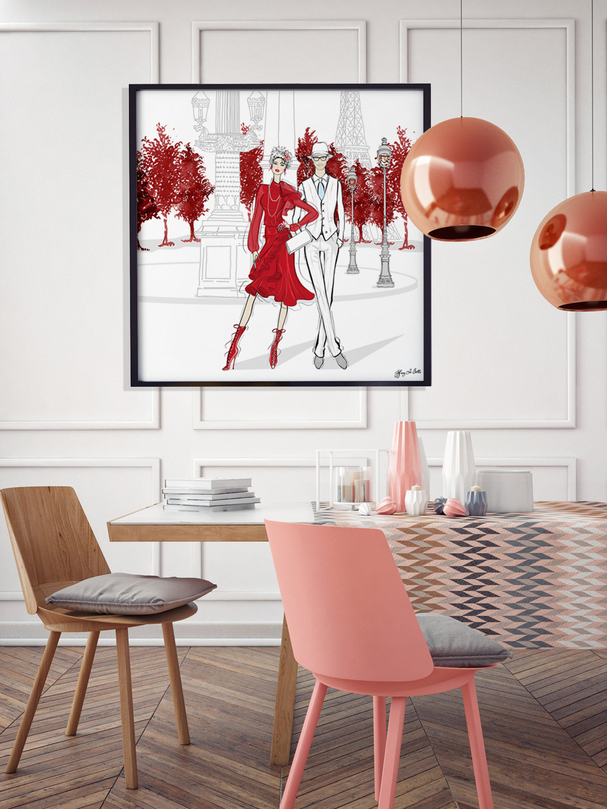 Giambattista Valli Paris - Illustration - Limited Edition Print - Tiffany La Belle