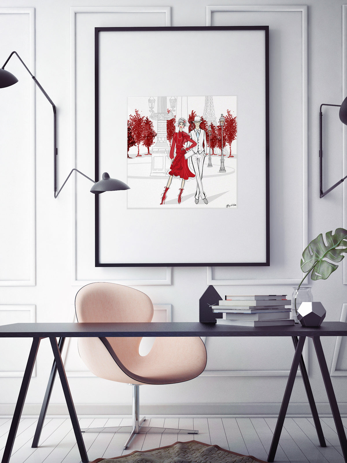 Giambattista Valli Paris - Illustration - Limited Edition Print - Tiffany La Belle