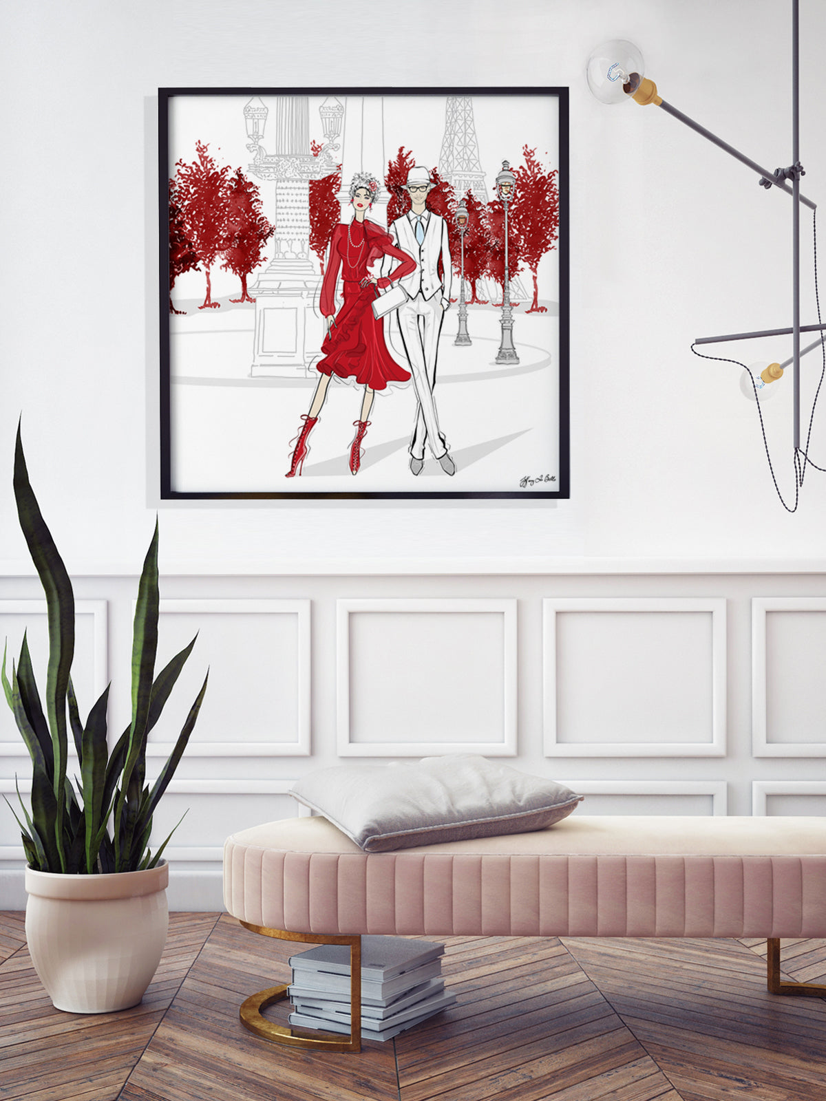 Giambattista Valli Paris - Illustration - Limited Edition Print - Tiffany La Belle