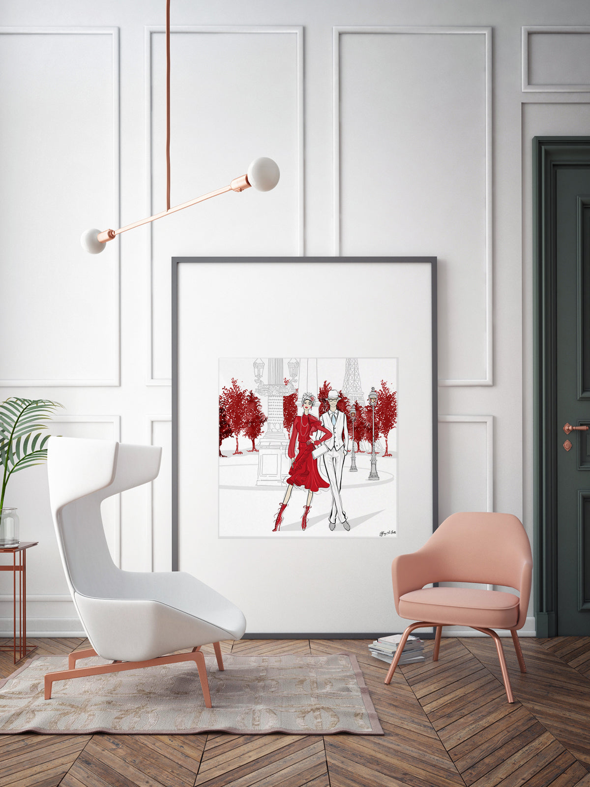 Giambattista Valli Paris - Illustration - Limited Edition Print - Tiffany La Belle