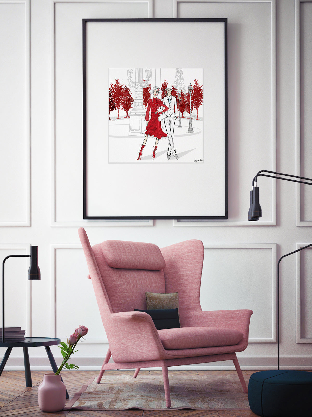 Giambattista Valli Paris - Illustration - Limited Edition Print - Tiffany La Belle