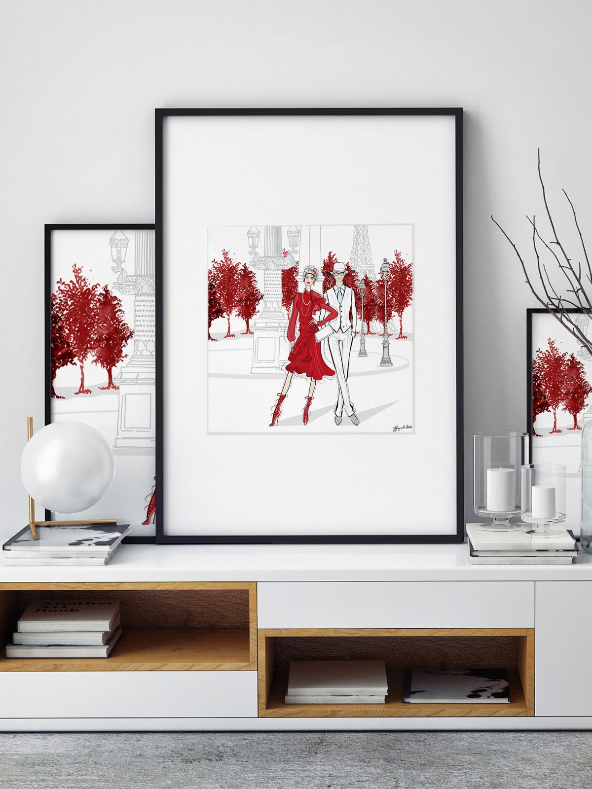 Giambattista Valli Paris - Illustration - Limited Edition Print - Tiffany La Belle