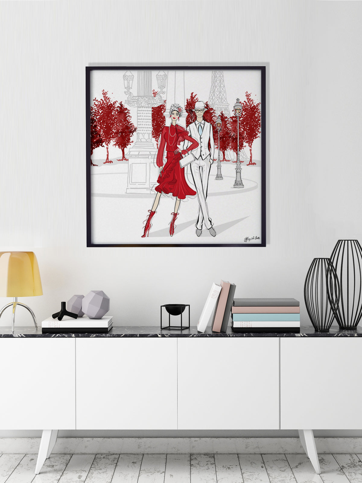 Giambattista Valli Paris - Illustration - Limited Edition Print - Tiffany La Belle