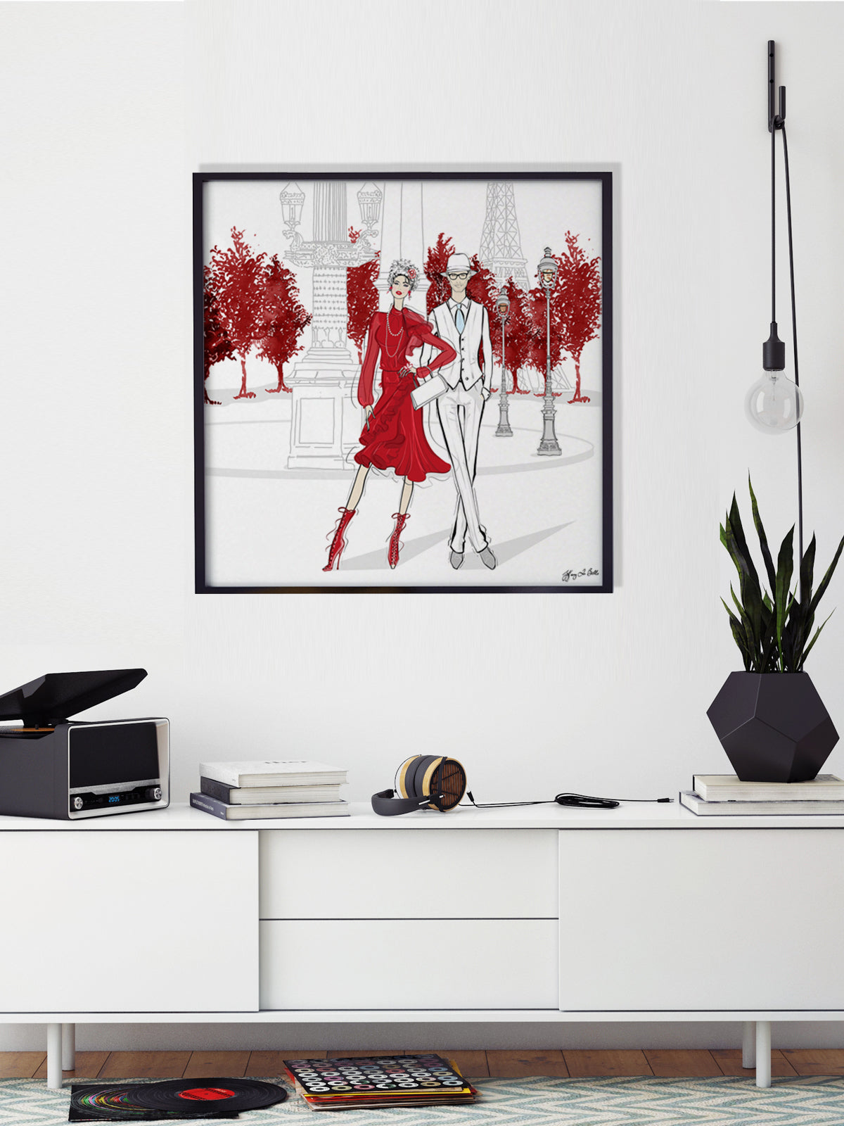 Giambattista Valli Paris - Illustration - Limited Edition Print - Tiffany La Belle