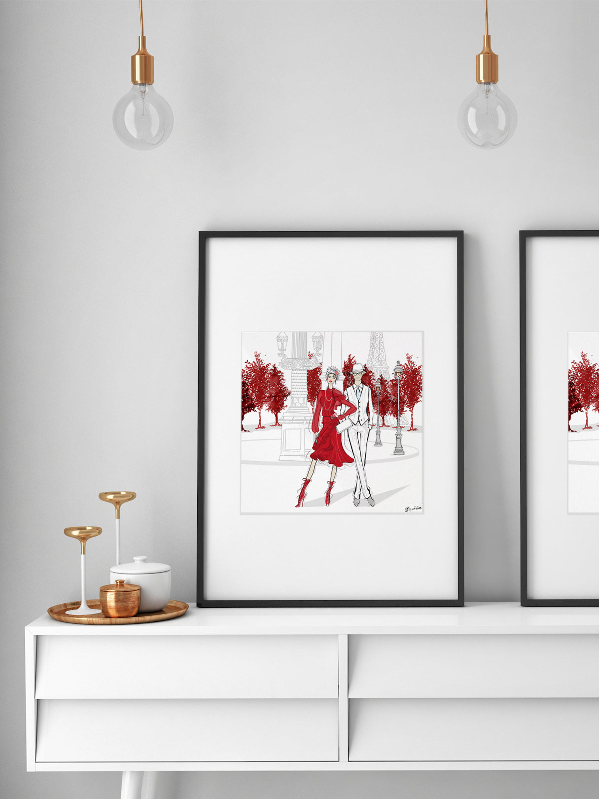 Giambattista Valli Paris - Illustration - Limited Edition Print - Tiffany La Belle
