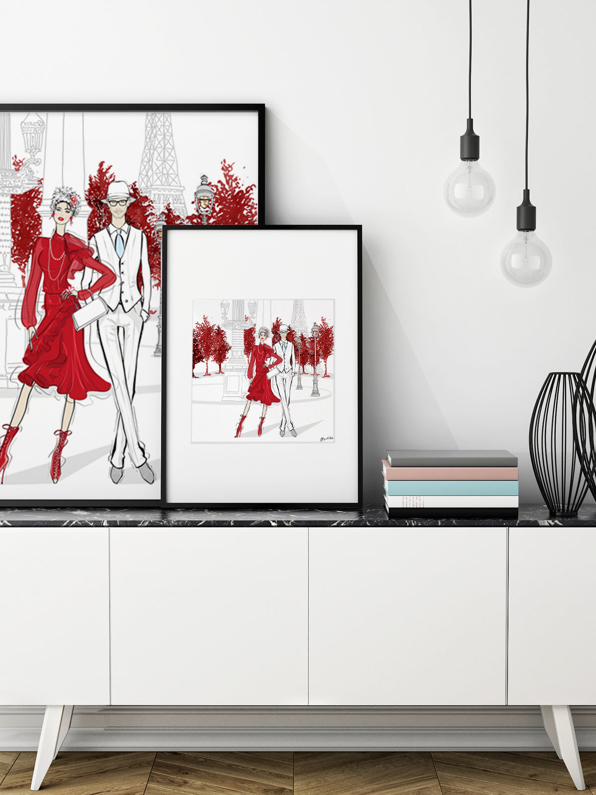 Giambattista Valli Paris - Illustration - Limited Edition Print - Tiffany La Belle