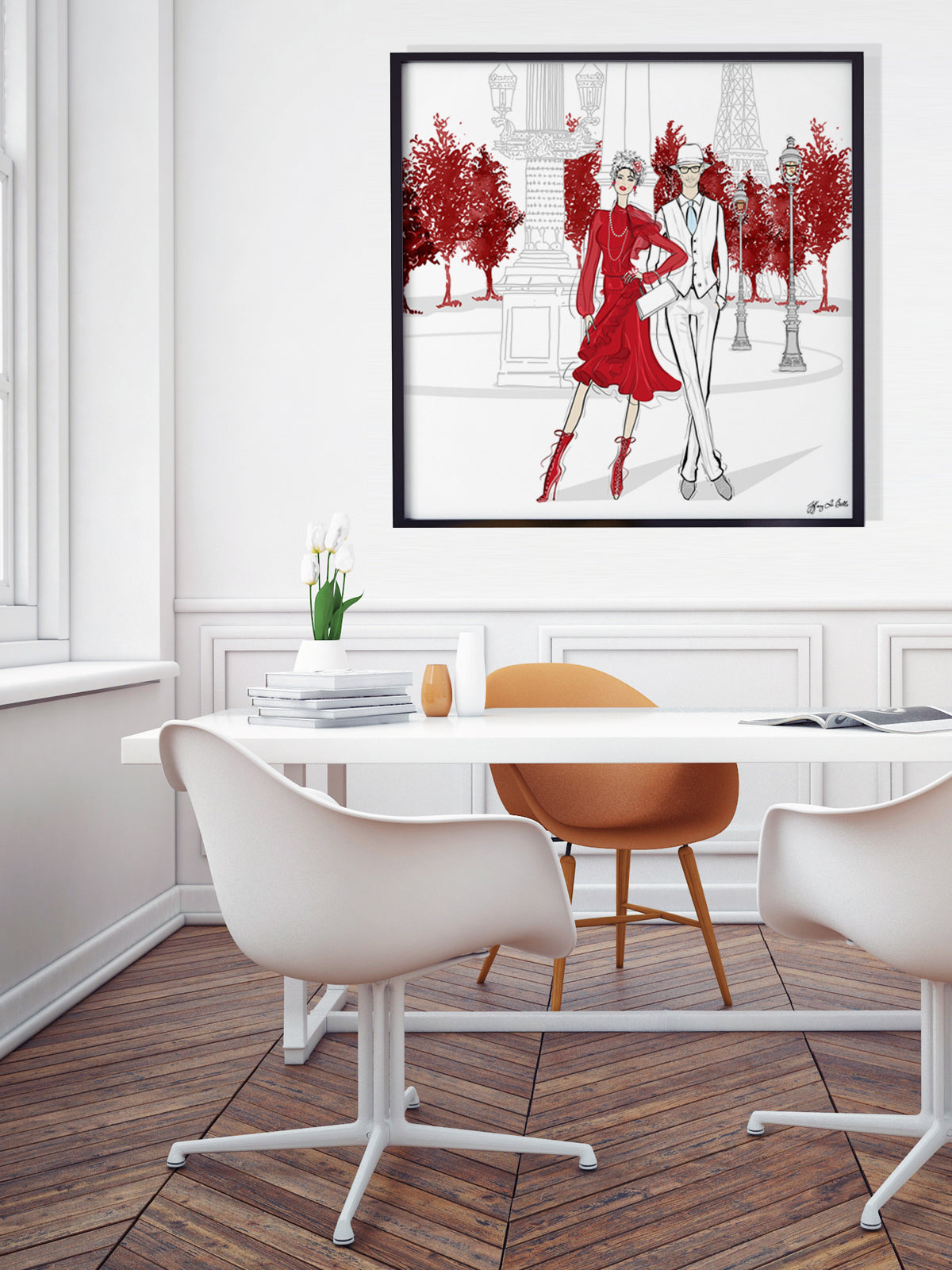 Giambattista Valli Paris - Illustration - Limited Edition Print - Tiffany La Belle