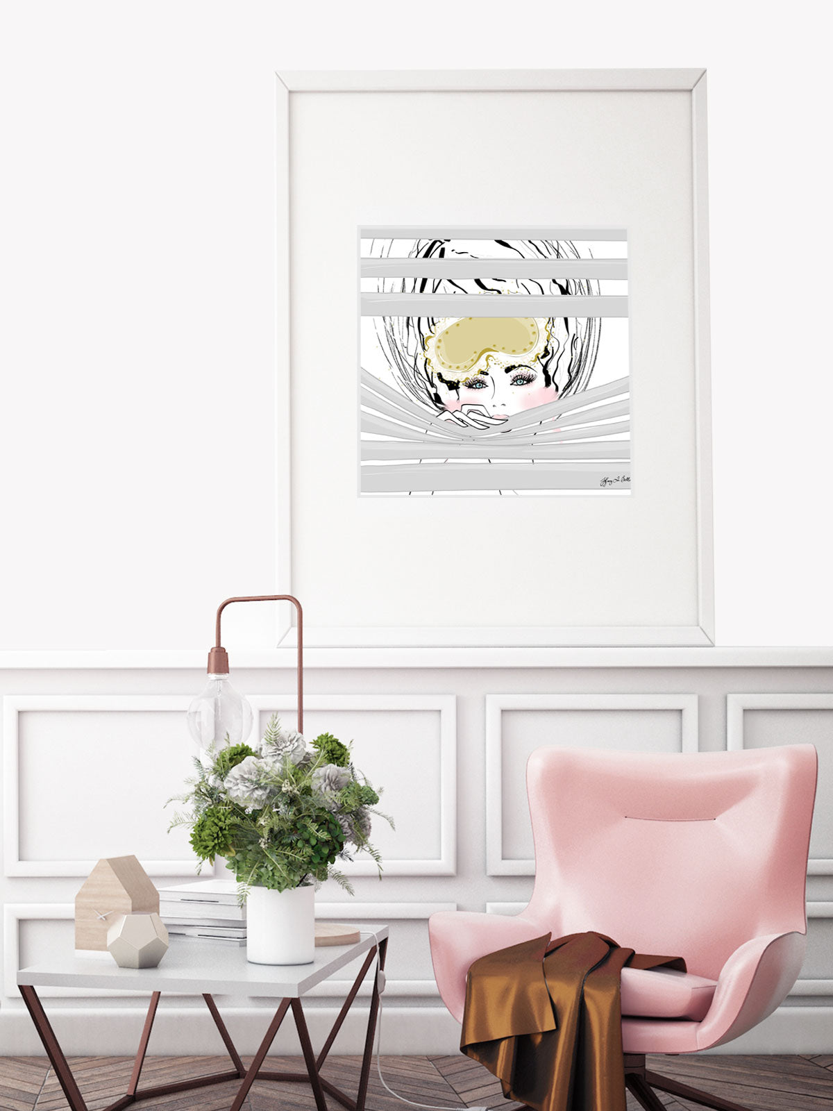 Good Morning - Illustration - Limited Edition Print - Tiffany La Belle