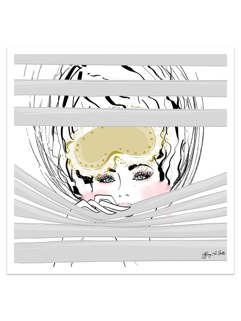 Good Morning - Illustration - Limited Edition Print - Tiffany La Belle
