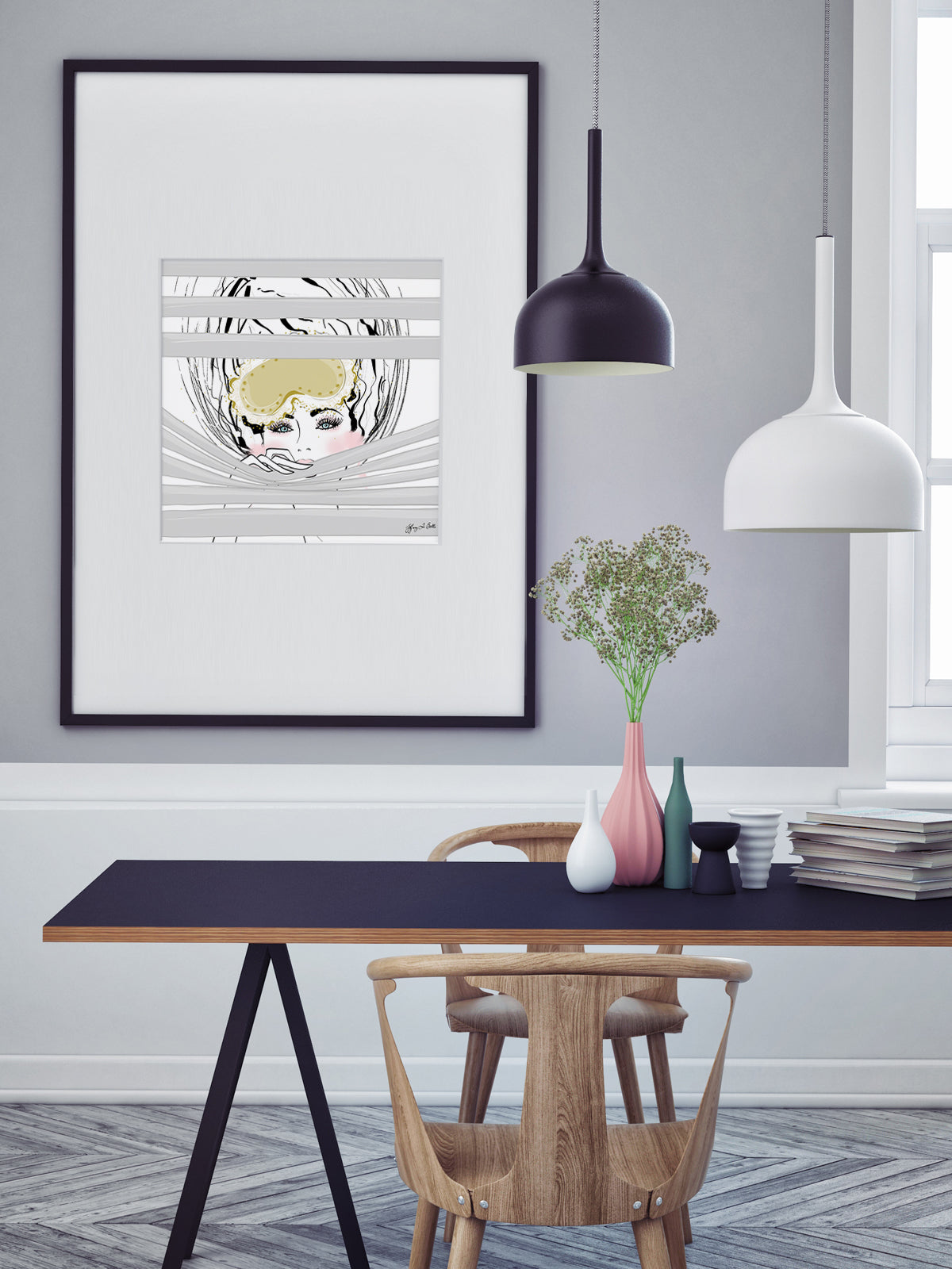 Good Morning - Illustration - Limited Edition Print - Tiffany La Belle