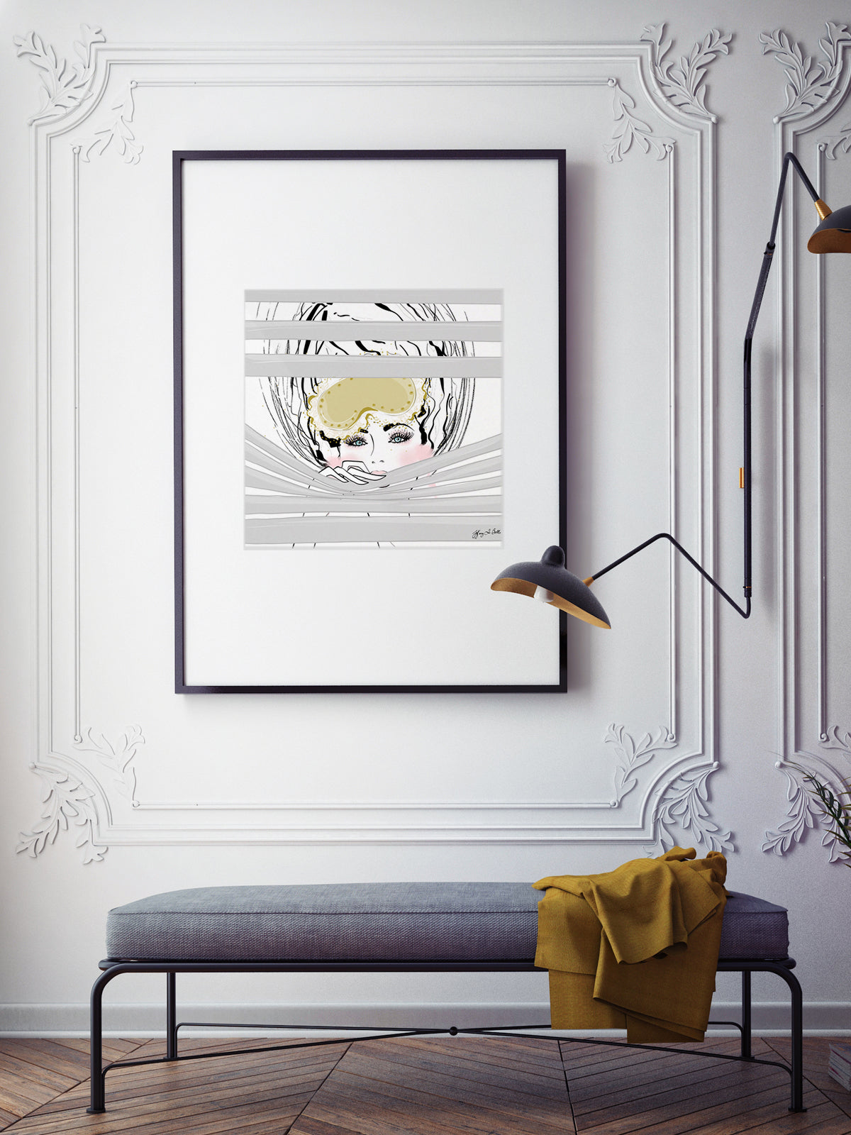 Good Morning - Illustration - Limited Edition Print - Tiffany La Belle